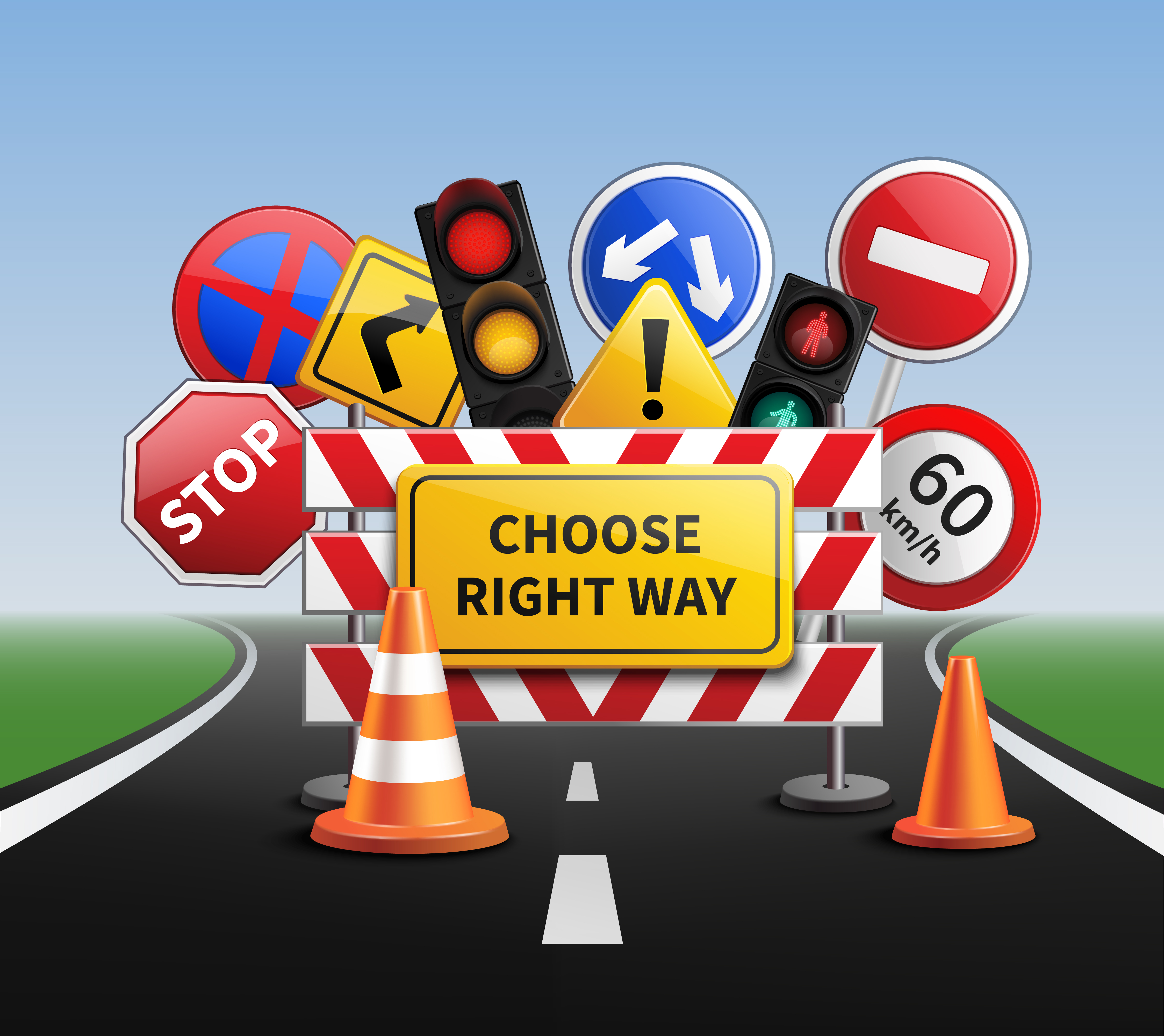 Following road signs ensure driver safety and are there to follow.