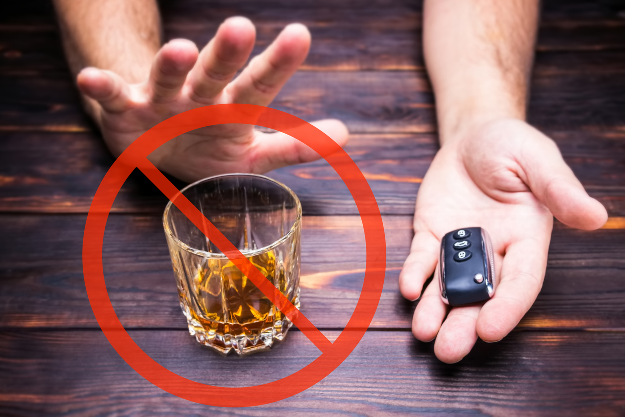 Say no to driving while on alcohol