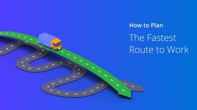 Custom Image how to plan the fastest route to work