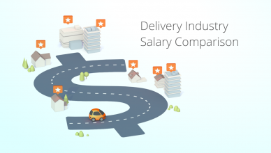 comparison of delivery driver salary, fleet manager salary, and dispatcher salary