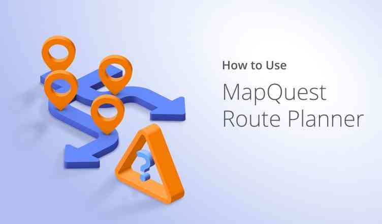 Image depicting how to use MapQuest route planner with multiple stops