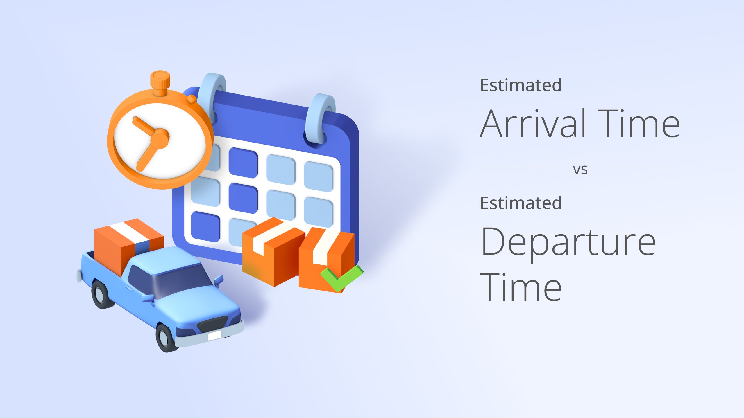 ETA, Estimated Delivery Time, ETA V ETD