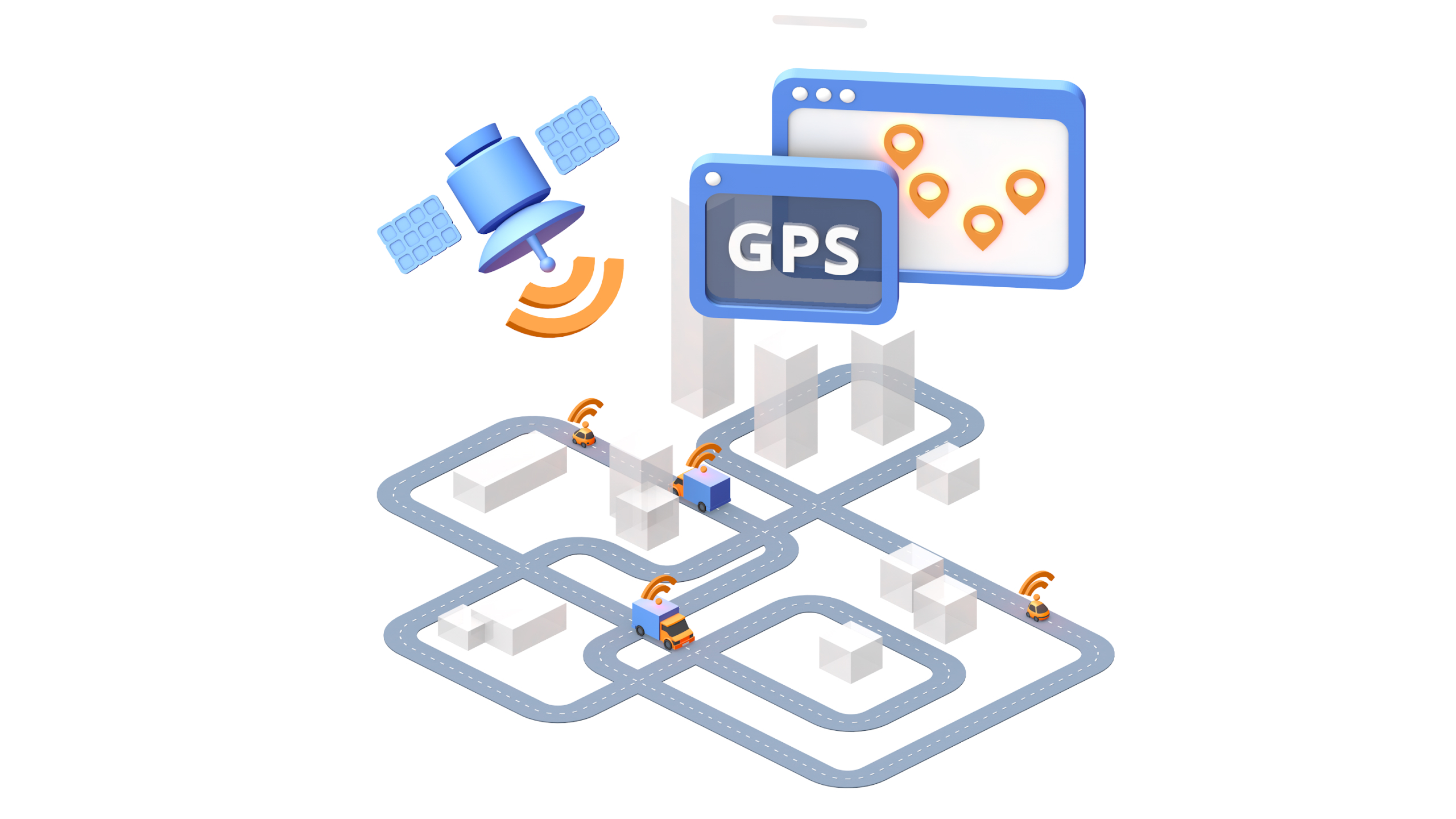 GPS tracking to monitor vehicles and drivers and ensure they follow the best directions to work