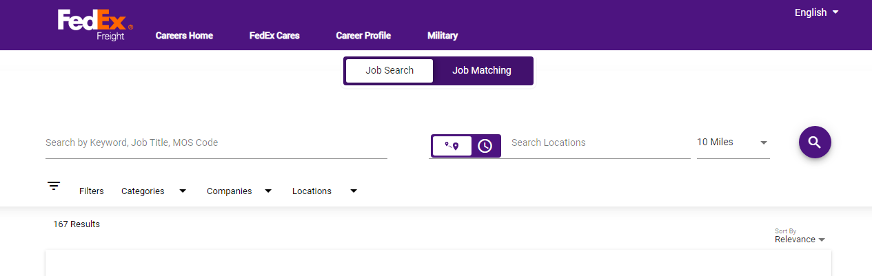 FedEx career website