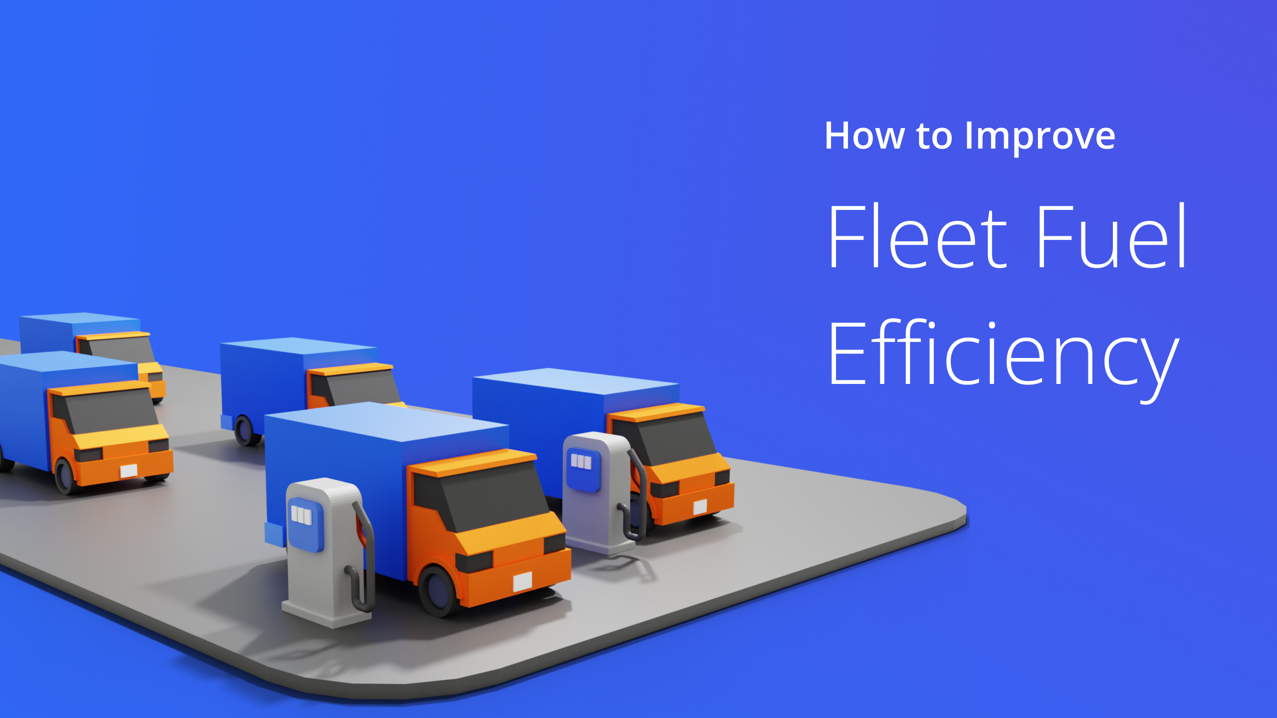 custom image depicting how to improve fleet fuel efficiency