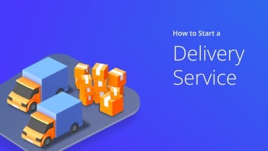 Image depicting the concept of how to start a delivery service