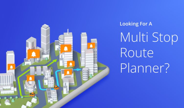custom image showing the concept of multi stop route planner
