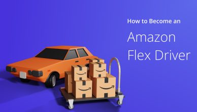 Custom image depicting how to become Amazon Flex driver