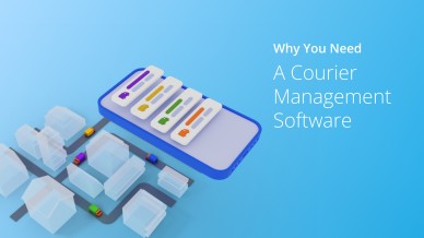 why you need a courier management software written on a custom image