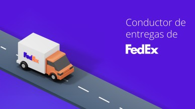 Conductor de entregas de FedEx