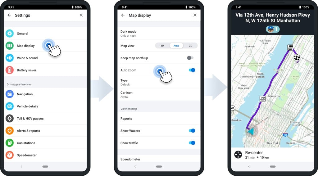 Customize your map settings with the Waze Route Planner App - Route4Me Route Planning Advice