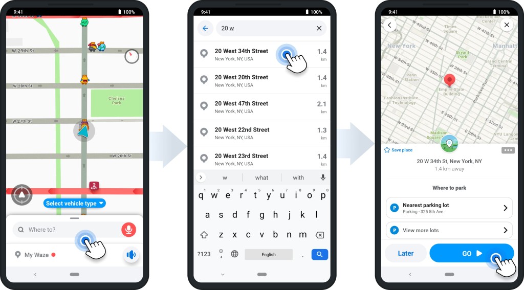 Enter an exact address into the Waze Navigation App - Route4Me Route Planning Advice