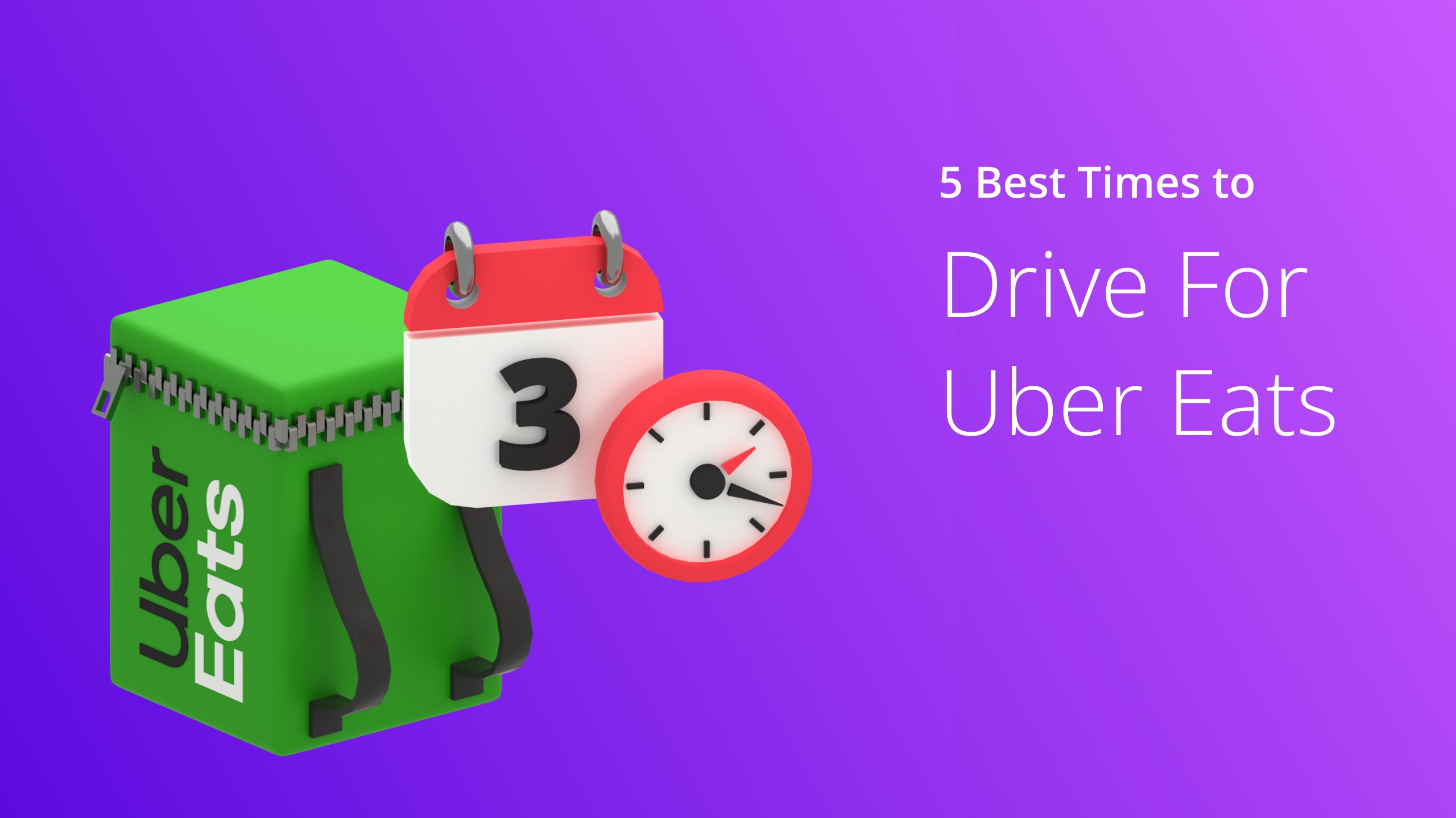 5 Best Times to Drive for Uber Eats (2024 Updated)