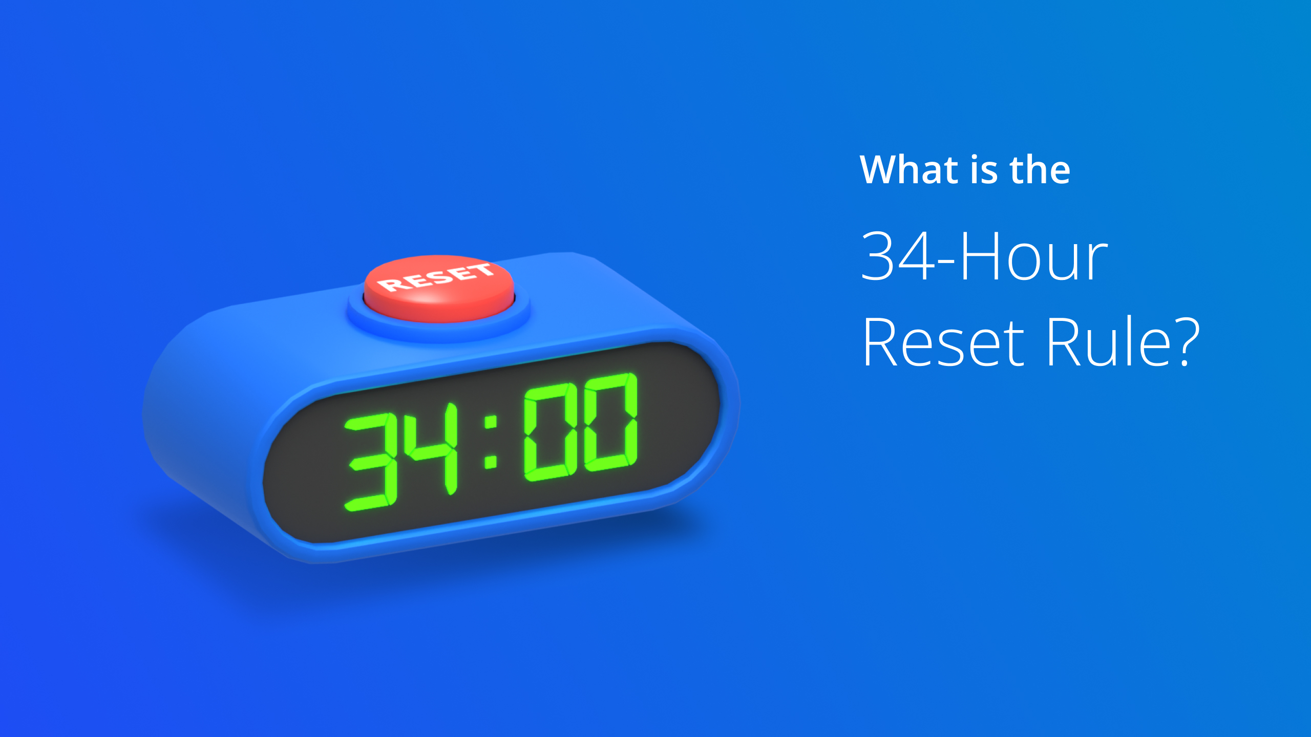 How long does a 34-hour restart really take?