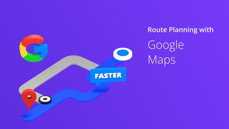 Custom Image - Route Planning with Google Maps