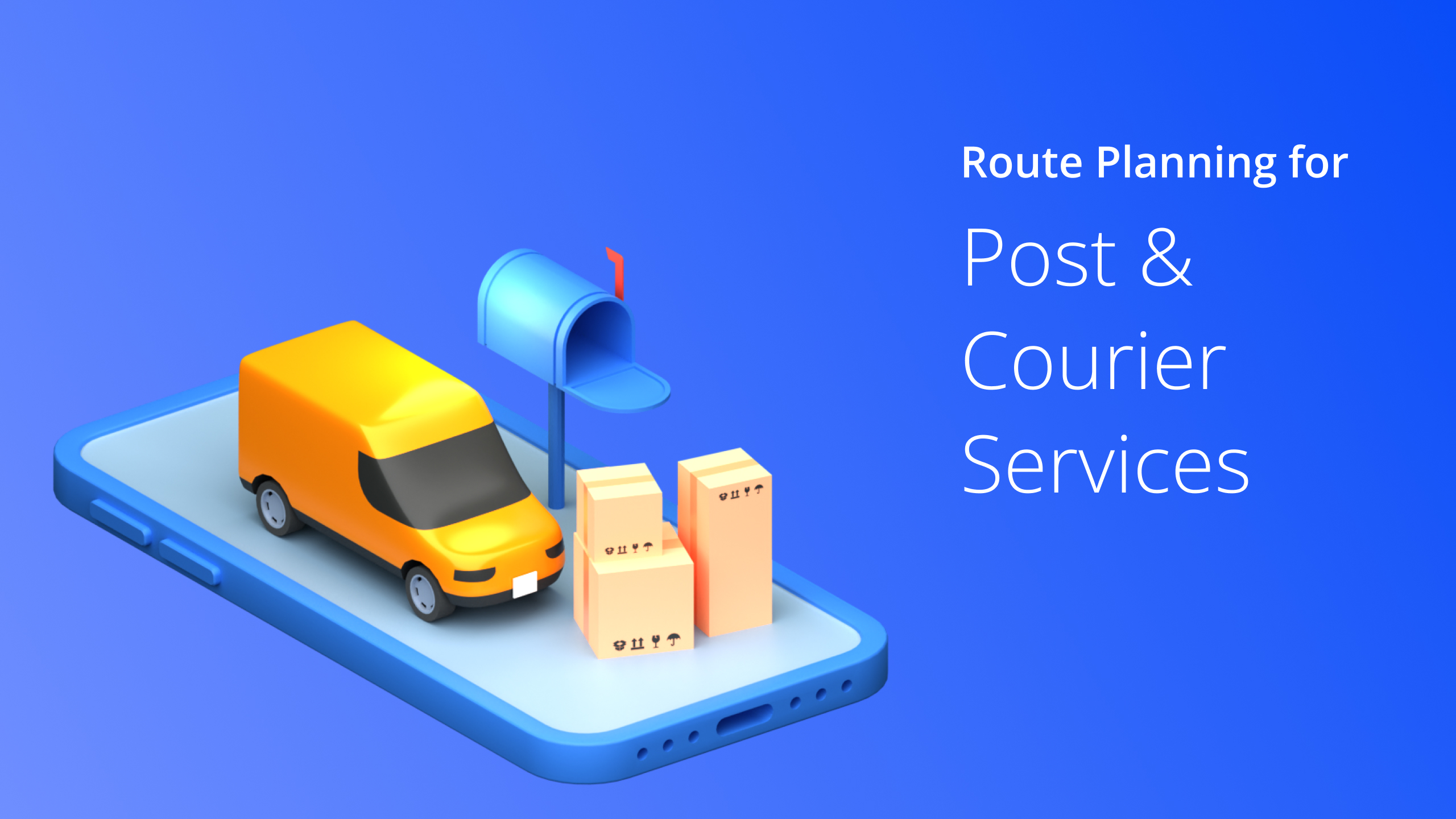 Custom Image - Route Planning for Post and Courier Services