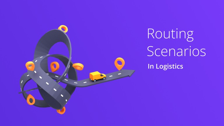 Custom Image - Routing Scenarios in Logistics