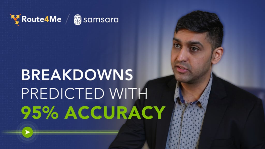 Pitstop CEO Shiva Bhardwaj explains how AI predicts vehicle breakdowns with 95% accuracy, in Route4Me partner video