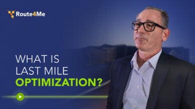 Route4Me CRO Josh Haims explains last mile optimization, which uses business data to improve delivery decisions