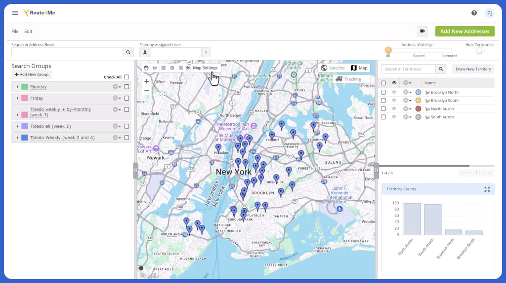 Master the Route4Me Address Book - your centralized hub for storing, managing, and routing all your key locations. Upload, organize, visualize, and plan routes from your address data with precision and scale.