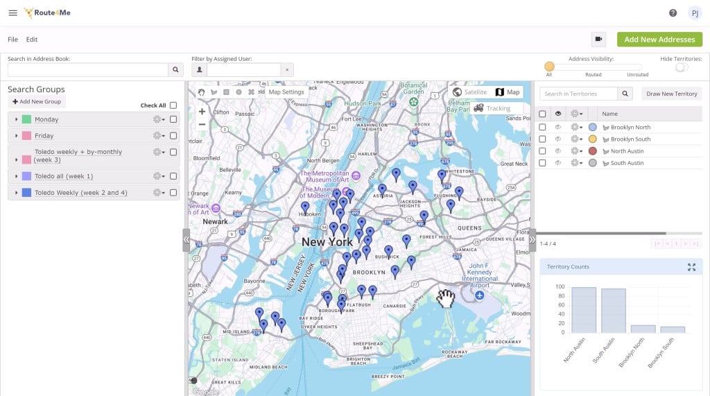 Master the Route4Me Address Book - your centralized hub for storing, managing, and routing all your key locations. Upload, organize, visualize, and plan routes from your address data with precision and scale.