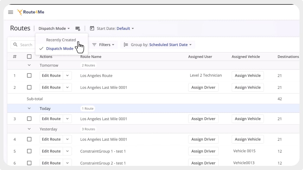 Learn how to use the routes section on the Route4Me Last Mile Transportation Management Platform